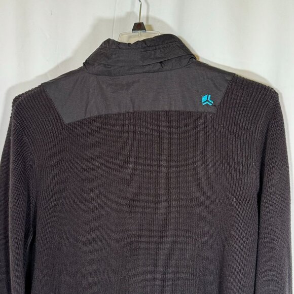 PUMA Black Solid Activewear Men's Sweater Jacket Size Xl X LargeCotton Nylon Rib - Picture 5 of 12